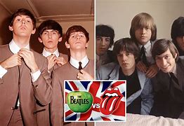 Image result for Rolling Stones vs Beatles