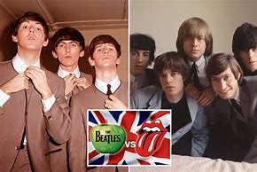 Image result for Rolling Stones and the Beatles Together