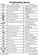 Image result for Editing and Proofreading Symbols