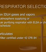 Image result for Respirator Cartridge Color Chart