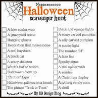 Image result for Adult Halloween Scavenger Hunt