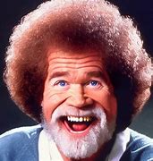 Image result for Bob Ross Death Memorial Cartoon