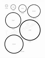 Image result for 10Mm Circle Pattern in Inches