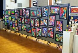 Image result for Ideas for Cheap Art Display