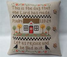 Image result for Religious Cross Stitch Pillowcases