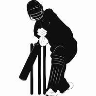 Image result for cricket silhouette clipart