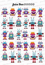 Image result for Robot Purple Sticker Image