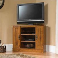 Image result for Tall Corner TV Cabinet or Stand