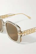 Image result for Fendi Sunglasses with Gold Frame