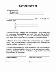 Image result for Key Agreement Template