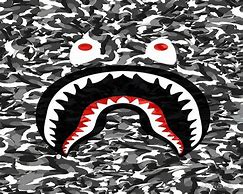 Image result for BAPE Shark Face Wallpaper