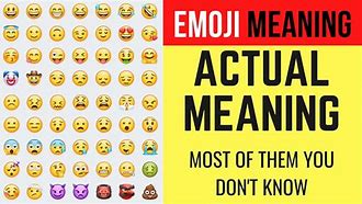 Image result for Emojis What Do They Mean