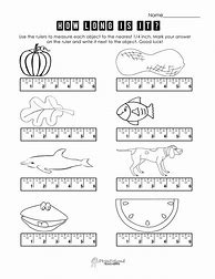 Image result for Measuring Objects for Preschool