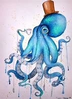 Image result for Steampunk Octopus Drawing