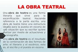 Image result for Que ES Una Obra De Teatro
