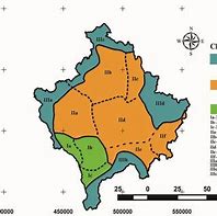 Image result for Climate Map of Kosovo