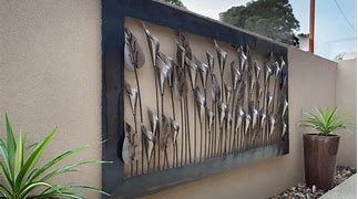 Image result for Large Metal Wall Art for Outside