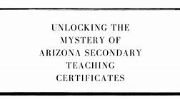 Image result for Arizona Teachinng Certificates Images