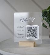 Image result for Wi-Fi QR Code Laser-Engraved