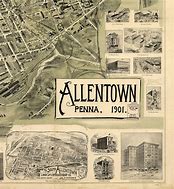 Image result for Old Maps of Allentown PA