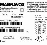 Image result for Magnavox TV Model Numbers