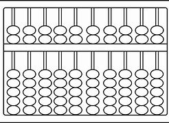 Image result for Outline Drawing of an Abacus