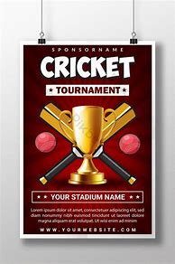 Image result for Cricket Tournament Pamphlet