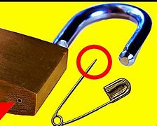 Image result for How to Unlock a Round Lock