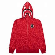 Image result for BAPE 30th Line Camo Hoodie Red