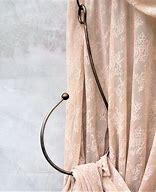 Image result for Vintage Polished Steel Screw in Curtain Tie Backs