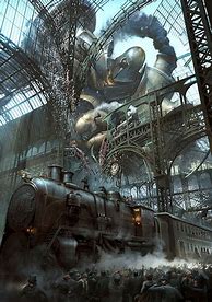 Image result for Steampunk Concept Art