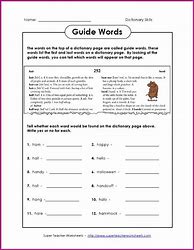 Image result for 4th Grade Dictionary Skills