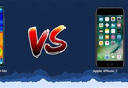 Image result for Huawei P30 Lite vs iPhone 7 Plus