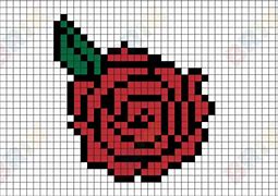 Image result for Rose Pixel Art