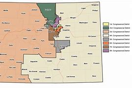 Image result for Colorado State Political Map
