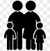 Image result for Silhouette People Family