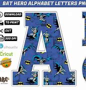 Image result for Batman Alphabet
