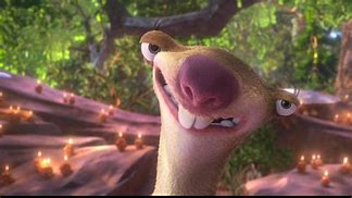 Image result for Sid the Sloth Black and White