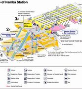 Image result for Namba Station Underground Map