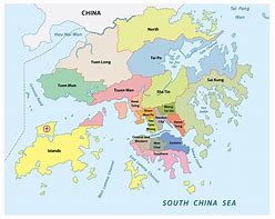 Image result for Map of Hong Kong Districts