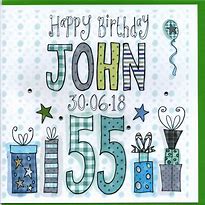 Image result for 55th Birthday Card