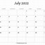 Image result for July 22 Calendar