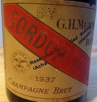 Image result for G H Mumm Cie Champagne Brut Millesime