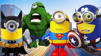 Image result for Minions Dressed as Super Heroes