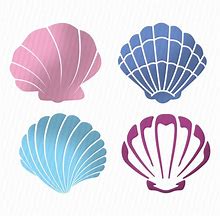 Image result for Mermaid Shell Silhouette SVG