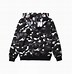 Image result for BAPE Black and White Zipper Hoodie