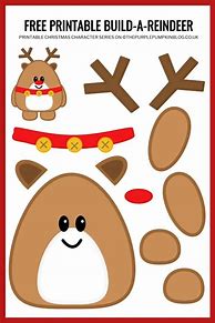 Image result for Reindeer Print Out