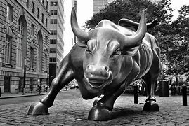 Image result for Charging Bull Black and White Clip Art