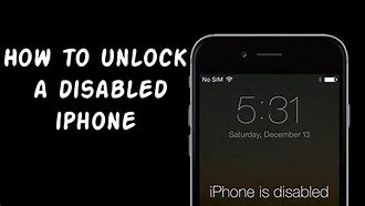 Image result for iPhone Disabled Screen Unlock