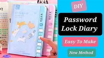 Image result for Diary with Password Lock